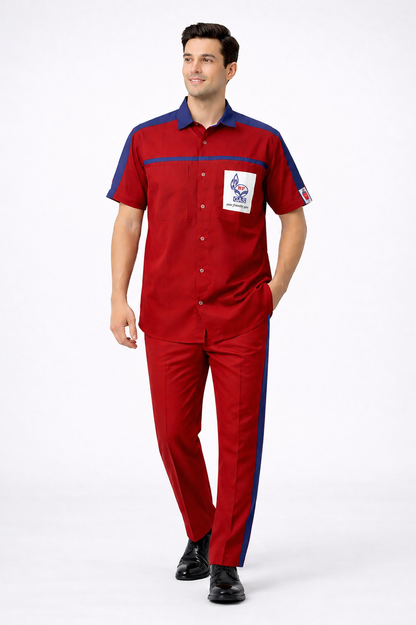 HP Gas Delivery Staff Uniform - Shirt Pant & Cap Combo