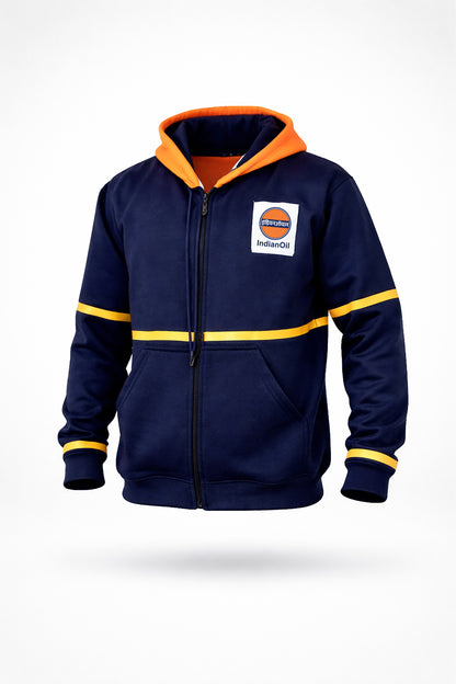 IOCL Indian Oil Uniform Winter Hoodie Jacket