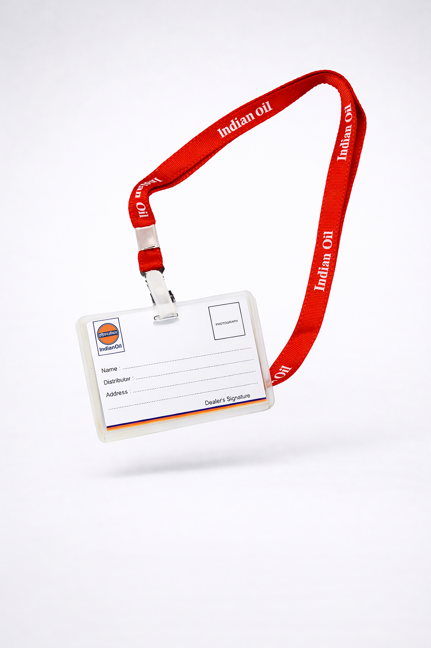 IOCL Indian Oil Staff ID Card with Lanyard – Pack of 10