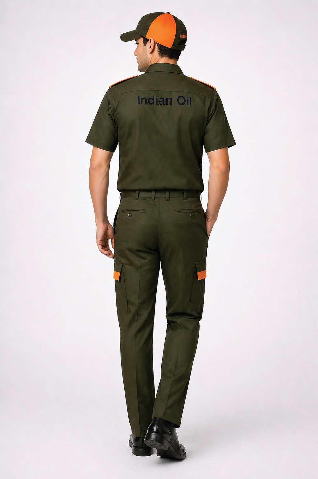 Indane Gas Delivery Staff Uniform - Shirt Pant & Cap Combo