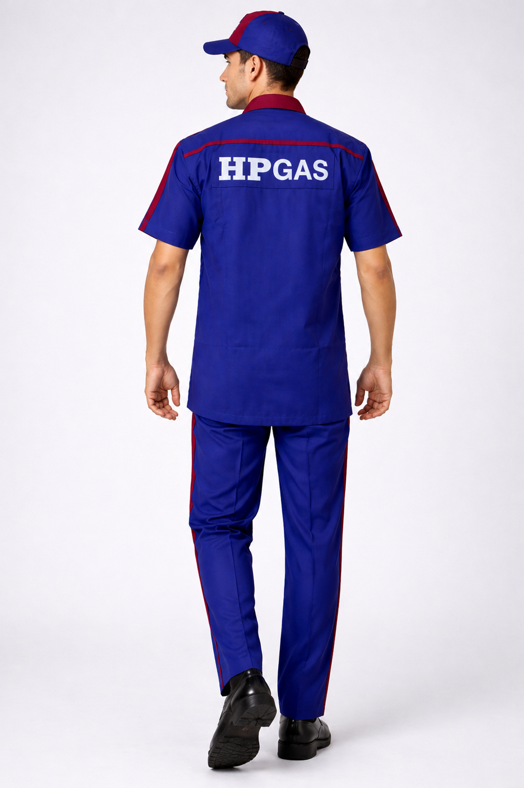 HP Gas Delivery Staff Uniform - Shirt Pant & Cap Combo