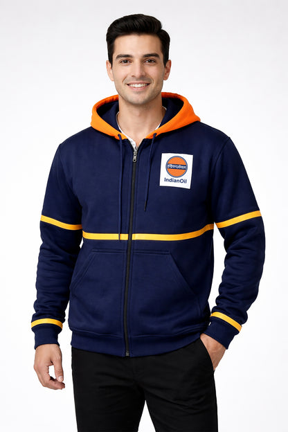 IOCL Indian Oil Uniform Winter Hoodie Jacket