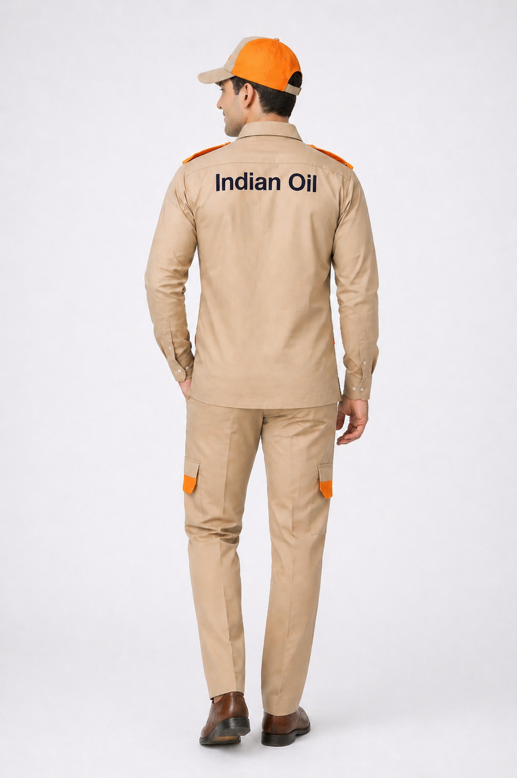 Indane Gas Delivery Staff Uniform - Shirt Pant & Cap Combo