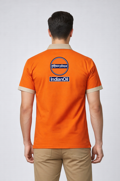 IOCL Petrol Pump Uniform - T-Shirt Pant & Cap Combo