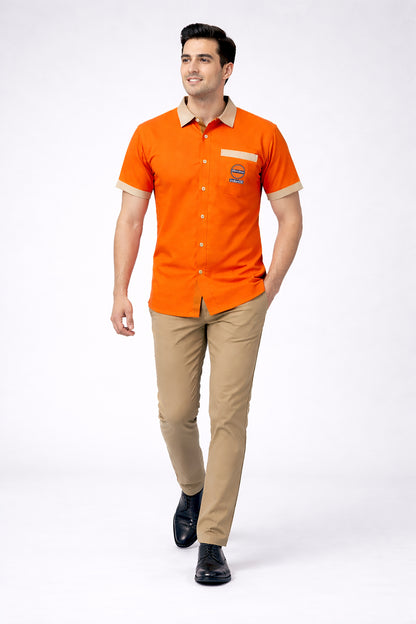 IOCL Petrol Pump Uniform - T-Shirt Pant & Cap Combo