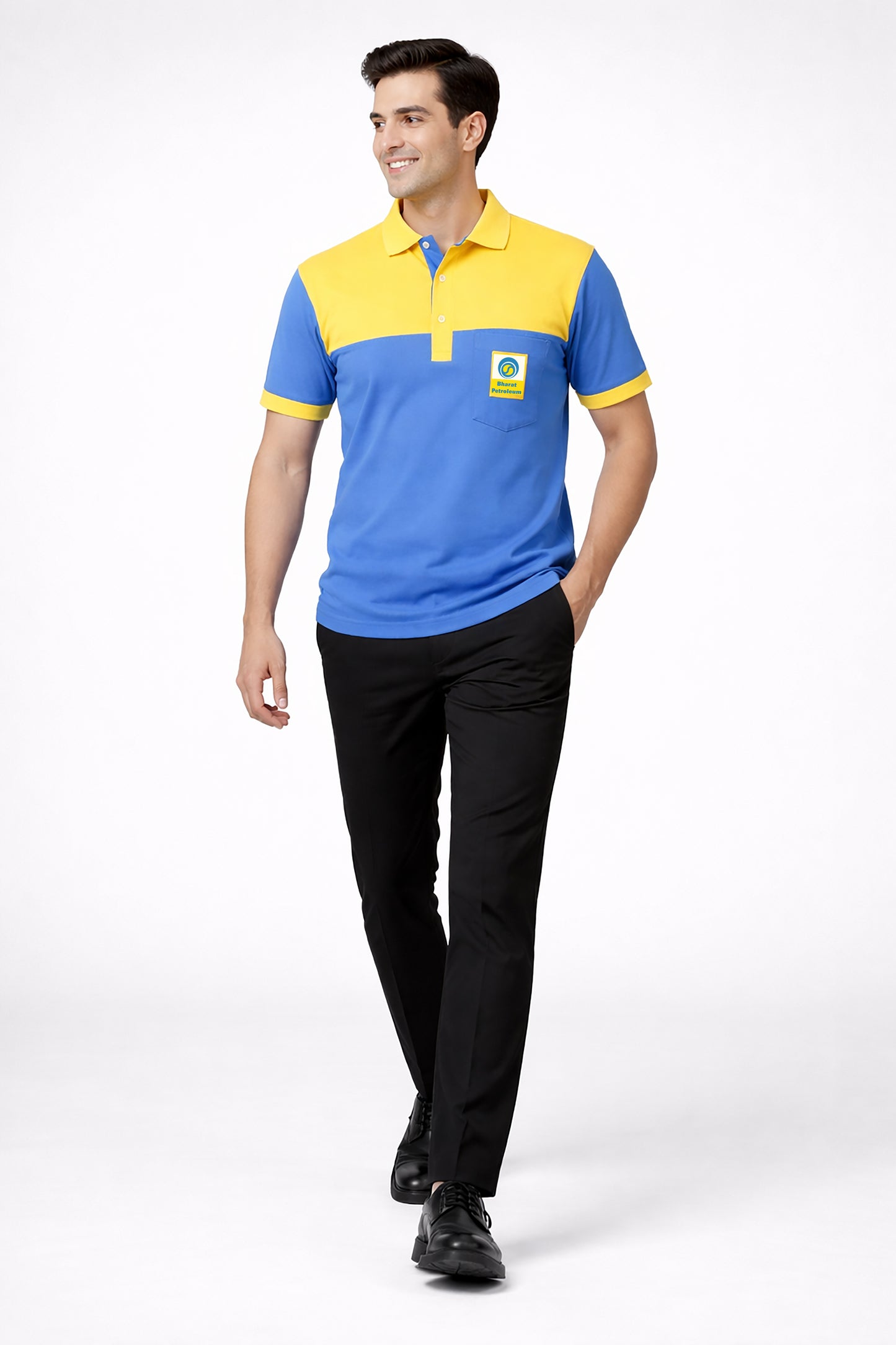 BPCL petrol pump uniform combo with shirt pant and cap