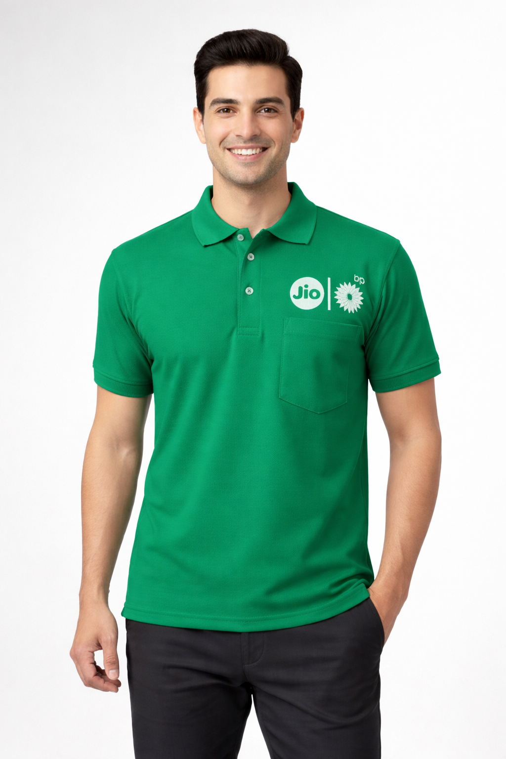Jio-BP petrol pump uniform combo with shirt pant and cap