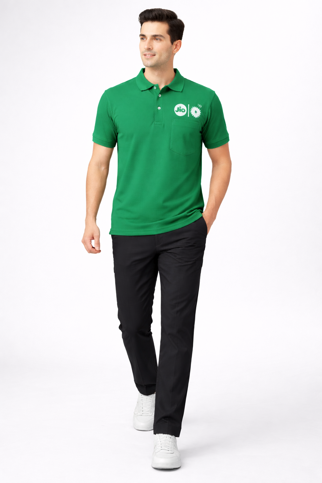 Jio-BP petrol pump uniform combo with shirt pant and cap